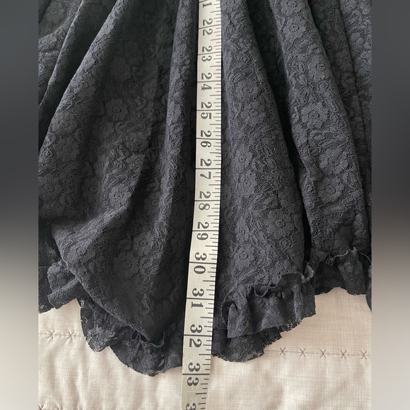 NWOT Black Free People Lace Slip Dress - Picture 7 of 10